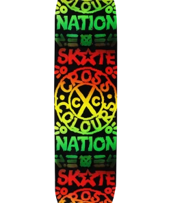 Cross Colours X Skate Nation Tribal Print Skateboard Deck Skate Nation Ghana