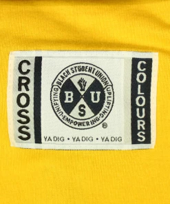 New Arrivals Cross Colours X BSU Future Leaders Crop LS Rugby - Yellow