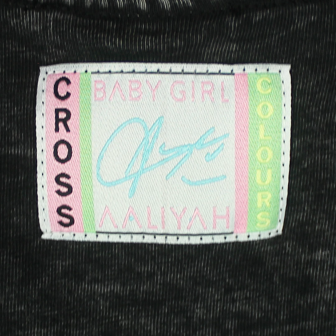 New Arrivals Cross Colours Aaliyah Message Art T Shirt - Black 5 New Arrivals Cross Colours Aaliyah Message Art T Shirt - Black