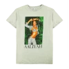 Cross Colours Aaliyah Strike A Pose T Shirt - White Mineral 1 Cross Colours Aaliyah Strike A Pose T Shirt - White Mineral