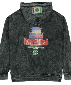 Cross Colours New Arrivals BNTH Palm Street Hoodie - Grey Mineral