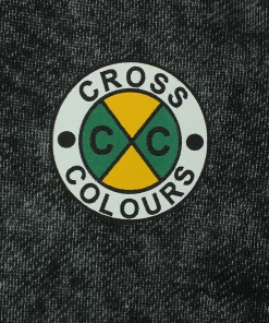 Cross Colours New Arrivals BNTH Palm Street Hoodie - Grey Mineral