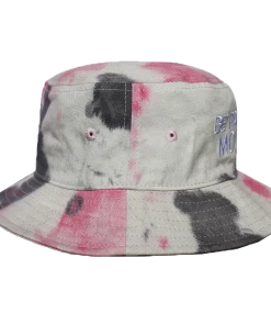 Cross Colours Be Part Of The Movement Bucket Hat - Tie Dye (Pink/Grey) New Arrivals