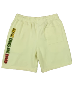 Cross Colours Black Lives Are Loved Short - Off White New Arrivals