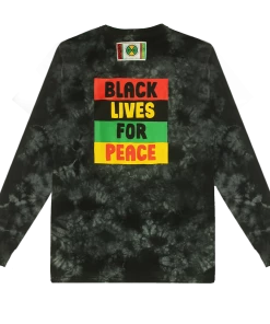 New Arrivals Cross Colours Black Lives For Peace LS T Shirt - Blk/Gry Tie Dye 7 New Arrivals Cross Colours Black Lives For Peace LS T Shirt - Blk/Gry Tie Dye