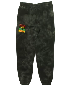 Cross Colours Black Lives For Peace Jogger - Black/Grey Tie Dye New Arrivals