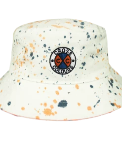 New Arrivals Cross Colours Circle Logo Bucket Hat - Paint Splatter