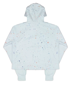 New Arrivals Cross Colours Circle Logo Crop Hoodie - Tie Dye