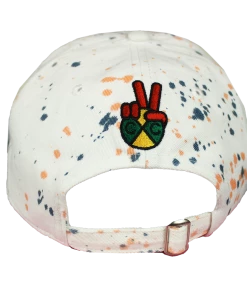 New Arrivals Cross Colours Circle Logo Dad Hat - Paint Splatter