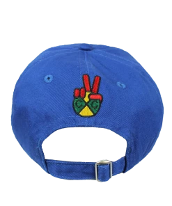 Cross Colours Circle Logo Dad Hat - Royal Mineral New Arrivals