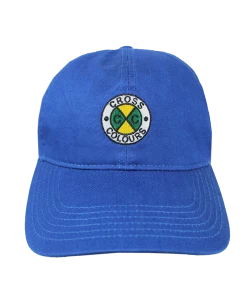 Cross Colours Circle Logo Dad Hat - Royal Mineral New Arrivals