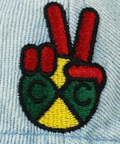 New Arrivals Cross Colours Circle Logo Dad Hat - Vintage Indigo