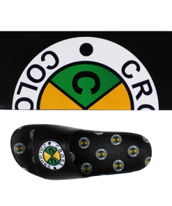 Cross Colours Circle Logo Slides - Black