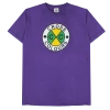 Cross Colours Circle Logo T Shirt - Purple 1 Cross Colours Circle Logo T Shirt - Purple