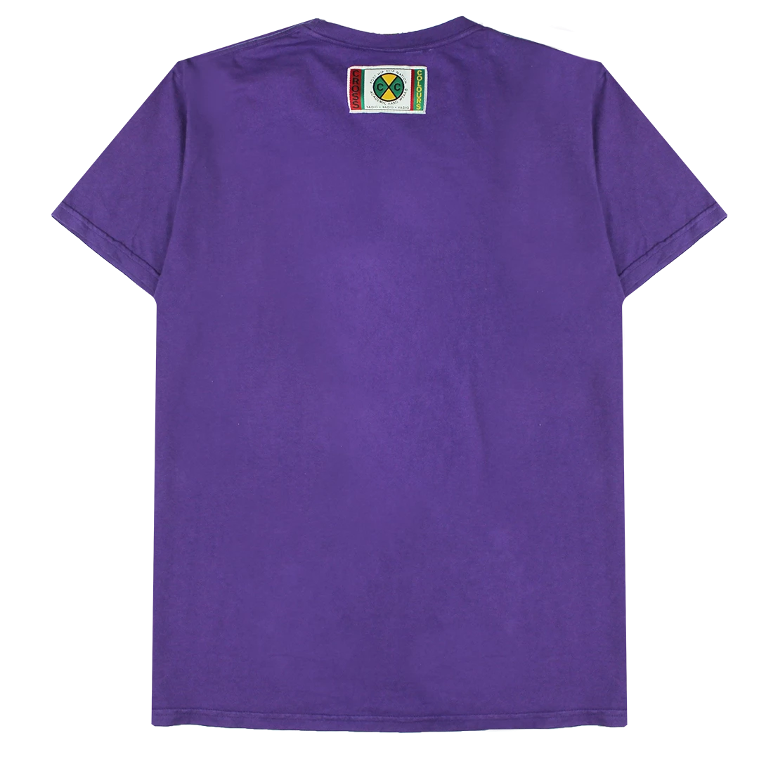Cross Colours Circle Logo T Shirt - Purple 4 Cross Colours Circle Logo T Shirt - Purple