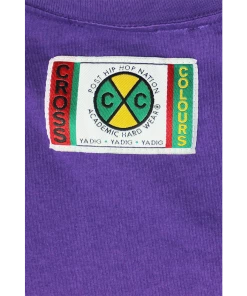 Cross Colours Circle Logo T Shirt - Purple 7 Cross Colours Circle Logo T Shirt - Purple