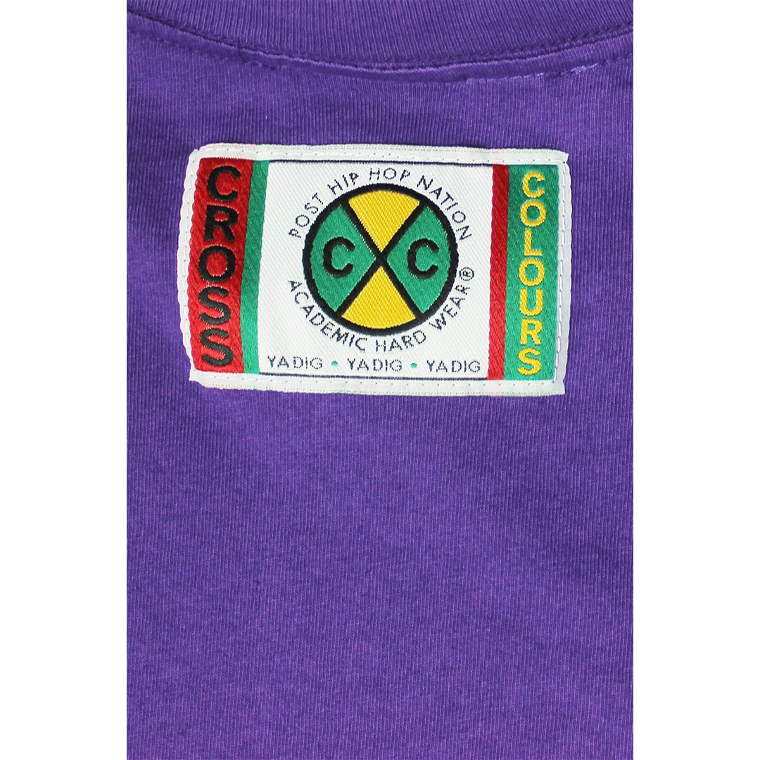 Cross Colours Circle Logo T Shirt - Purple 5 Cross Colours Circle Logo T Shirt - Purple