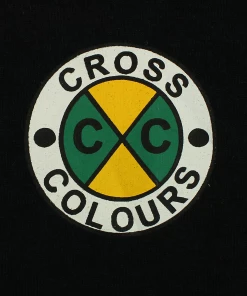 New Arrivals Cross Colours Color Block Crop T Shirt - Multi