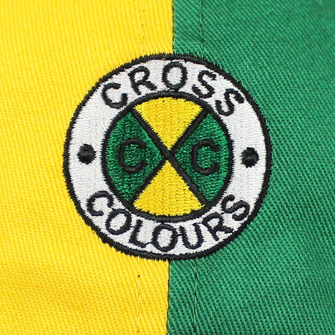 New Arrivals Cross Colours Color Block Dad Hat - Multi