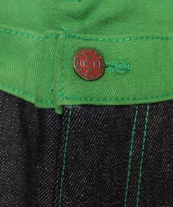 Cross Colours Color Block Jeans - Black/Red/Green New Arrivals