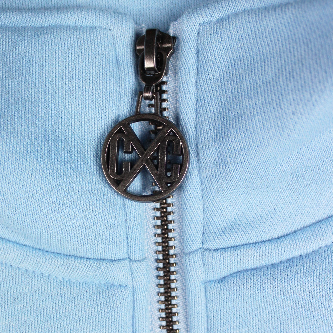 New Arrivals Cross Colours Color Block Fleece Track Jacket - Blue 5 New Arrivals Cross Colours Color Block Fleece Track Jacket - Blue