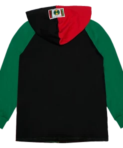 New Arrivals Cross Colours Color Block L/S Baseball Jersey - R/B/G