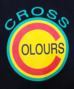 New Arrivals Cross Colours Color Block L/S Baseball Jersey - R/B/G