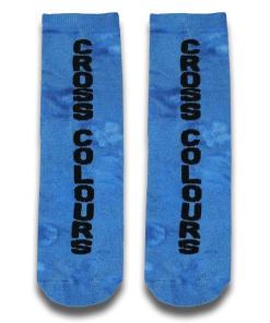 Cross Colours Crew Socks - Royal Mineral