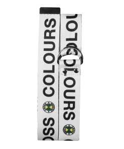 Cross Colours D Ring Belt - White