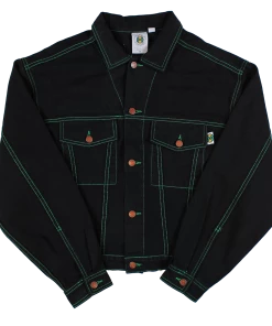 New Arrivals Cross Colours Classic Exaggerated Shoulder Jacket - Black