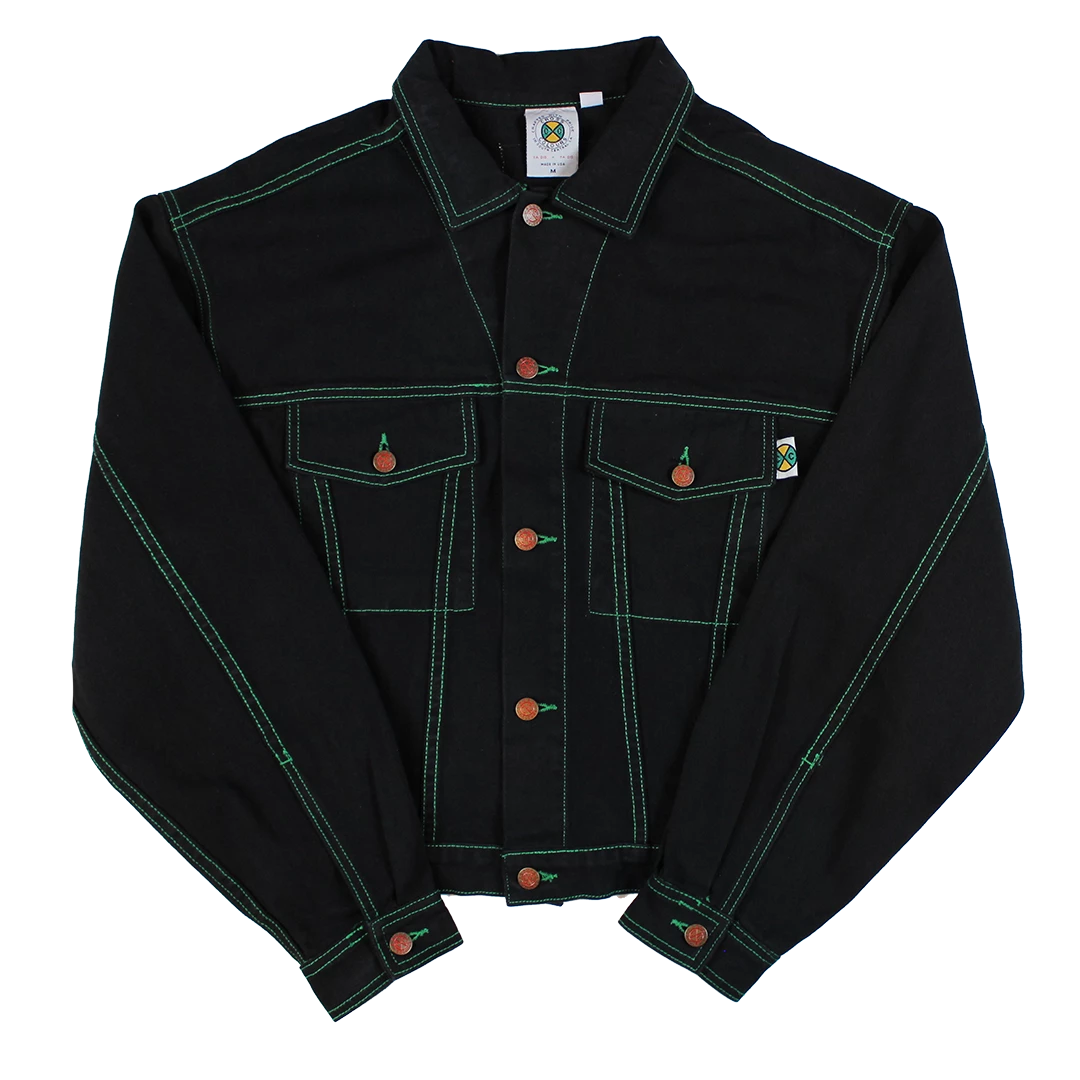 New Arrivals Cross Colours Classic Exaggerated Shoulder Jacket - Black 3 New Arrivals Cross Colours Classic Exaggerated Shoulder Jacket - Black