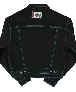 New Arrivals Cross Colours Classic Exaggerated Shoulder Jacket - Black