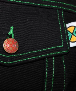 New Arrivals Cross Colours Classic Exaggerated Shoulder Jacket - Black 9 New Arrivals Cross Colours Classic Exaggerated Shoulder Jacket - Black