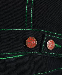 New Arrivals Cross Colours Classic Exaggerated Shoulder Jacket - Black 10 New Arrivals Cross Colours Classic Exaggerated Shoulder Jacket - Black