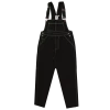 Cross Colours Classic Brushed Twill Overalls - Black