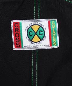 Cross Colours Classic Brushed Twill Overalls - Black