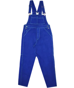 Cross Colours Classic Brushed Twill Overalls - Cobalt Blue New Arrivals