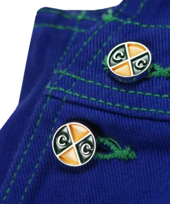 Cross Colours Classic Brushed Twill Overalls - Cobalt Blue New Arrivals