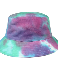 Cross Colours Flag Logo Bucket Hat - Tie Dye