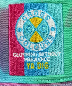 Cross Colours Flag Logo Bucket Hat - Tie Dye