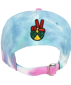 Cross Colours Flag Logo Dad Hat - Tie Dye New Arrivals