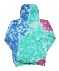Cross Colours Flag Logo Hoodie - Tie Dye