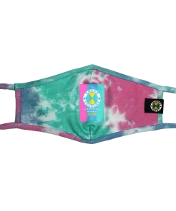 Cross Colours Flag Logo Face Mask - Tie Dye New Arrivals