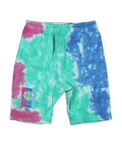 Cross Colours Flag Logo Short - Tie Dye