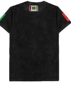 Cross Colours Flag Logo T-Shirt - Black Mineral