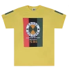 Classic Logos Cross Colours Flag Logo T-Shirt - Yellow 2 Classic Logos Cross Colours Flag Logo T-Shirt - Yellow