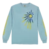 Cross Colours Good Vibrations L/S T-Shirt - Lt. Blue Mineral New Arrivals