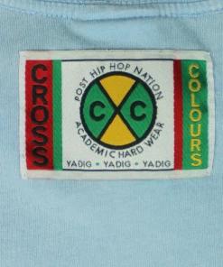 Cross Colours Good Vibrations L/S T-Shirt - Lt. Blue Mineral New Arrivals