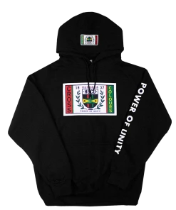 Cross Colours HBCU Flag Hoodie - Black New Arrivals
