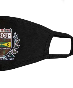 Cross Colours HBCU Flag Face Mask - Black
